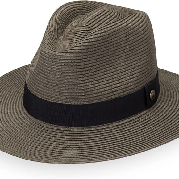 Men’s Palm Beach Fedora – UPF 50+ UV Sun Protection Wide Brim Sun Hat Packable